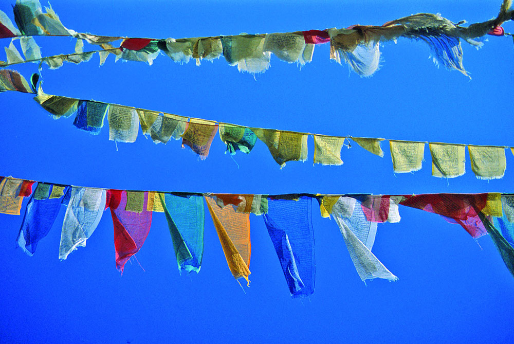 INDIA - LADAKH, PREGHIERE NEL VENTO